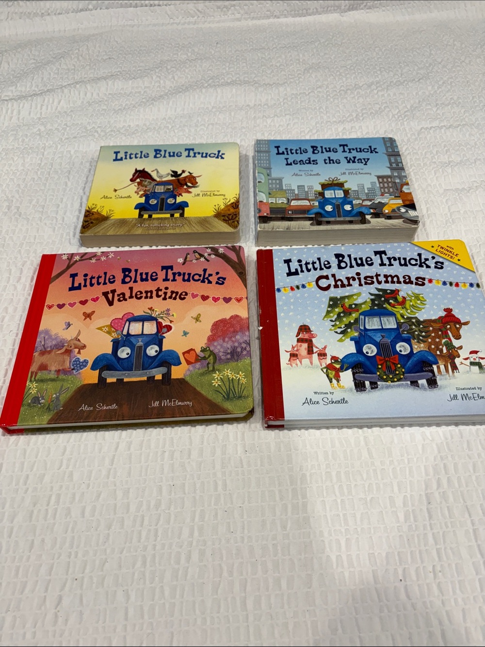 Little Blue Truck Board Book Bundle of 4